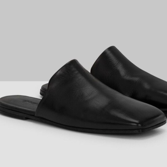Marsell Black Leather Slip-On Mules - Picture 5 of 7